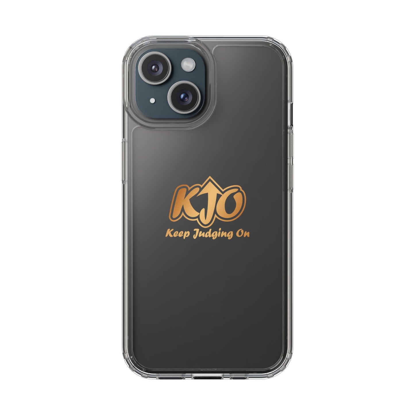 Keep Judging On Custom Clear Phone Case