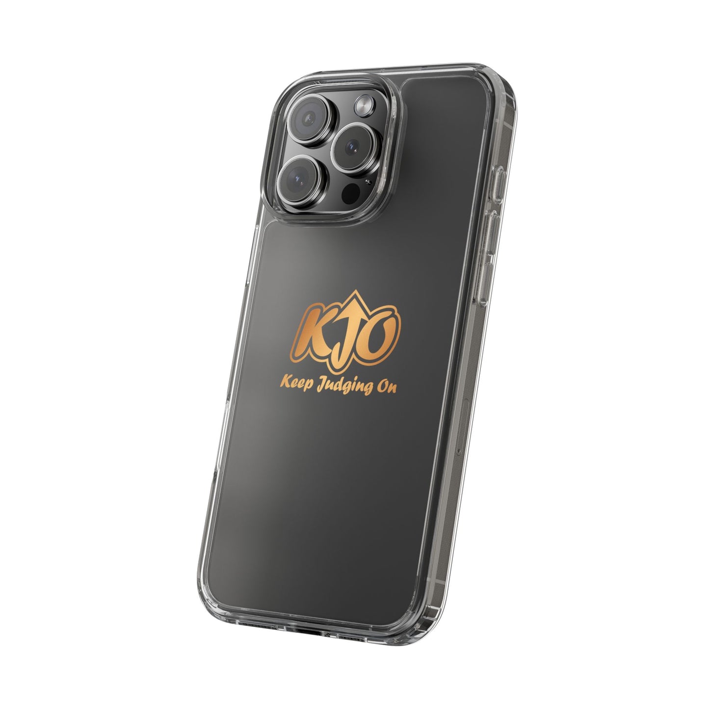 Keep Judging On Custom Clear Phone Case
