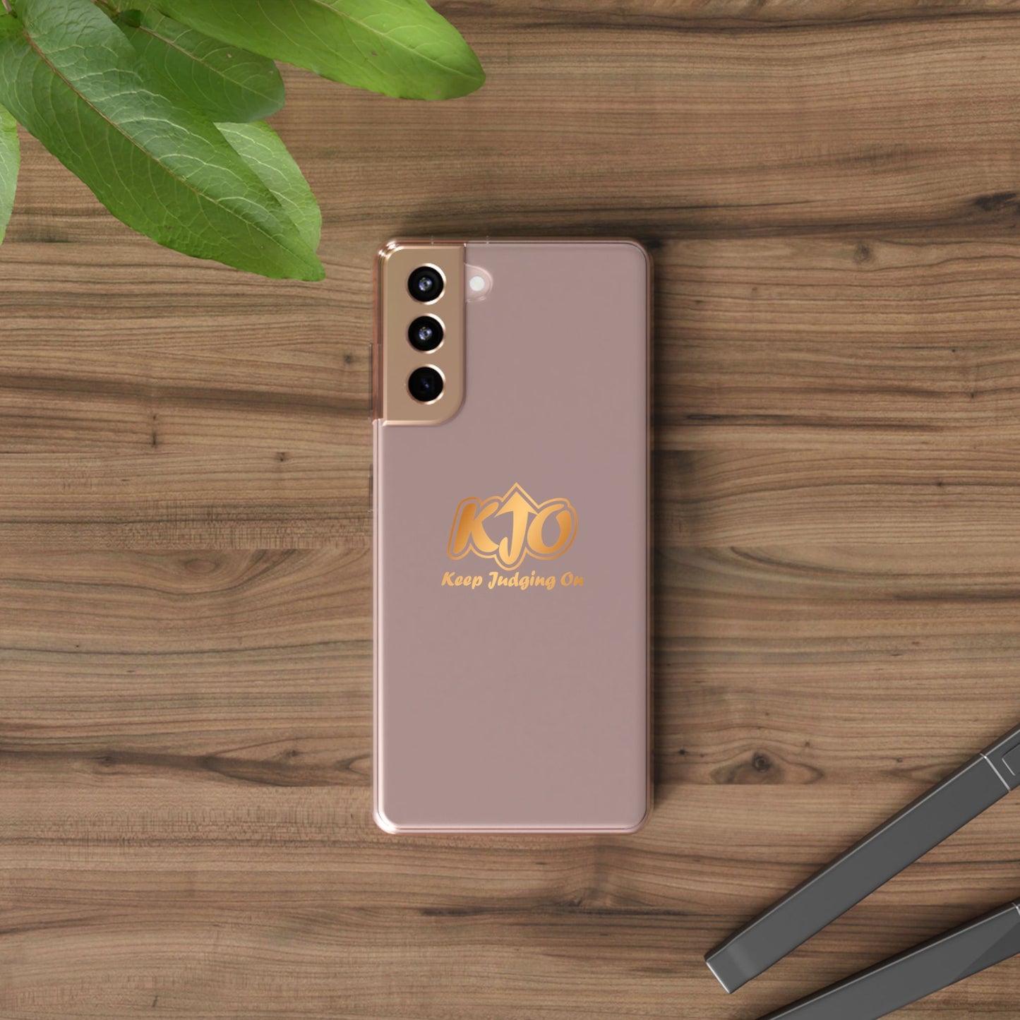 Keep Judging On Custom Clear Phone Case