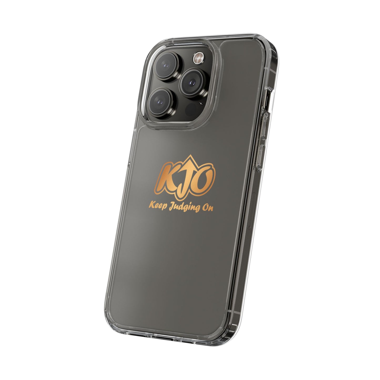 Keep Judging On Custom Clear Phone Case