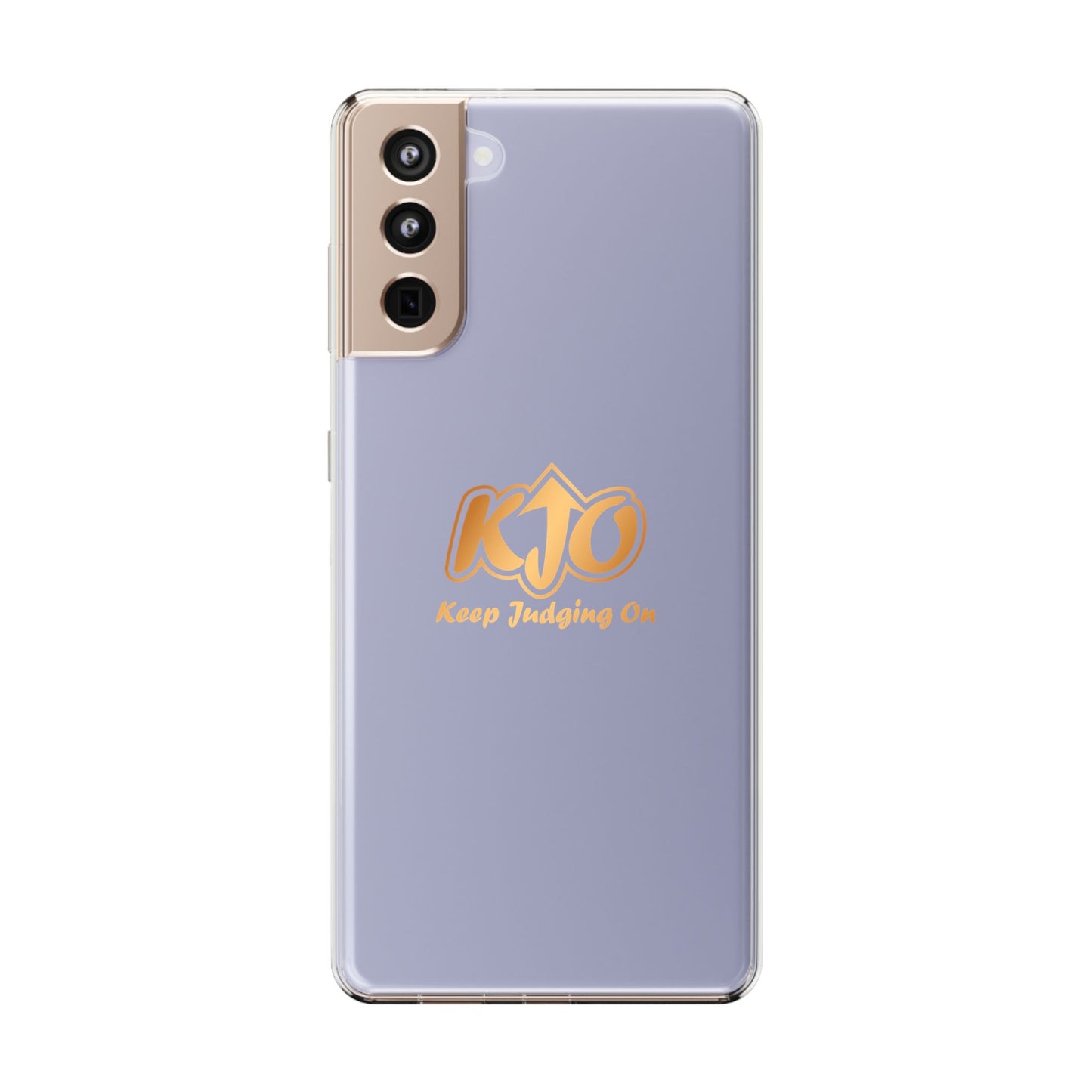 Keep Judging On Custom Clear Phone Case