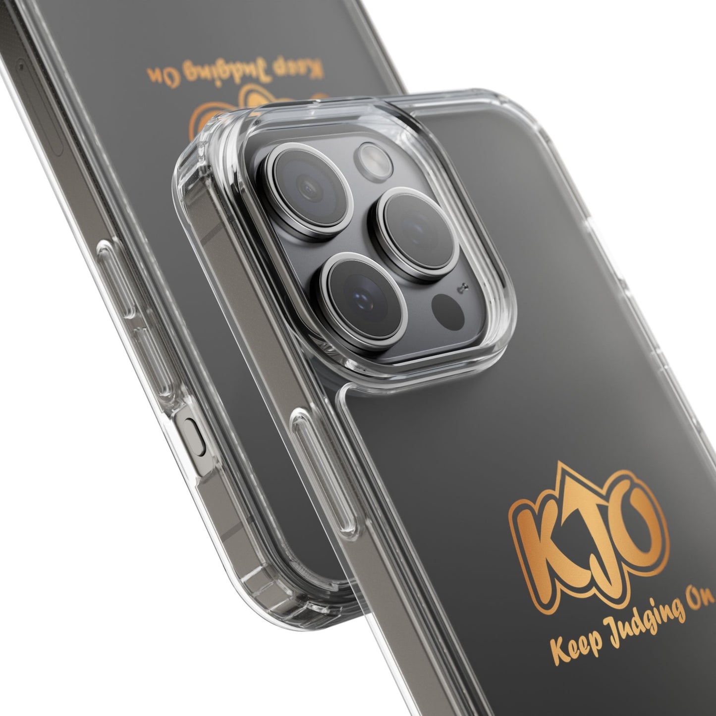 Keep Judging On Custom Clear Phone Case