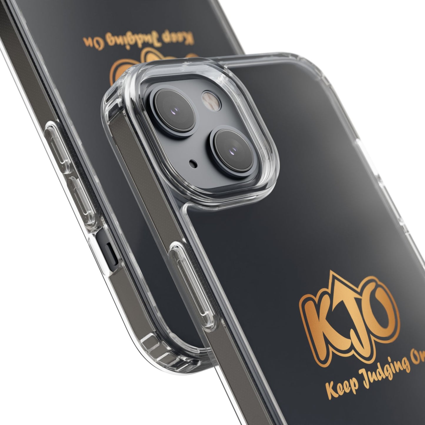 Keep Judging On Custom Clear Phone Case