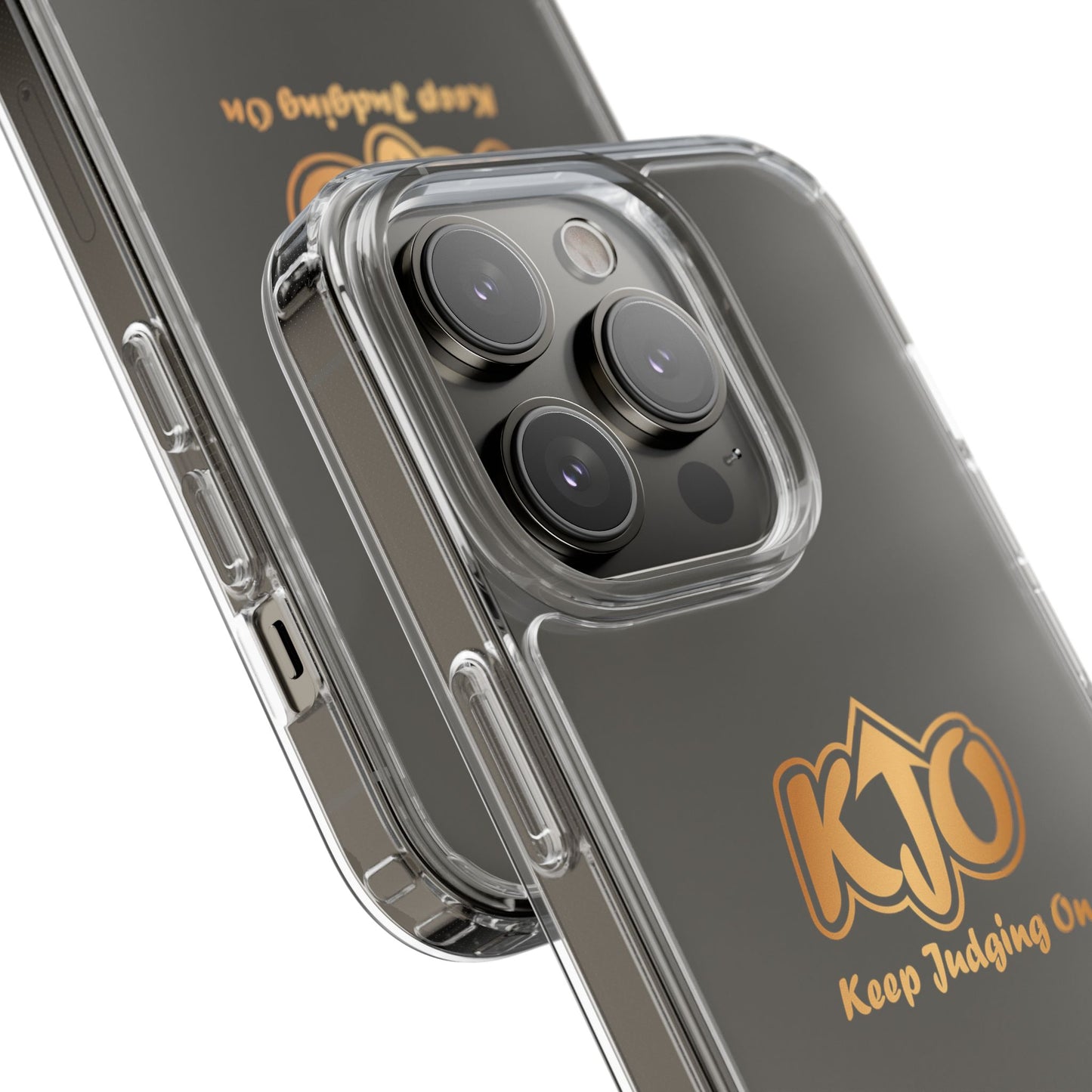 Keep Judging On Custom Clear Phone Case