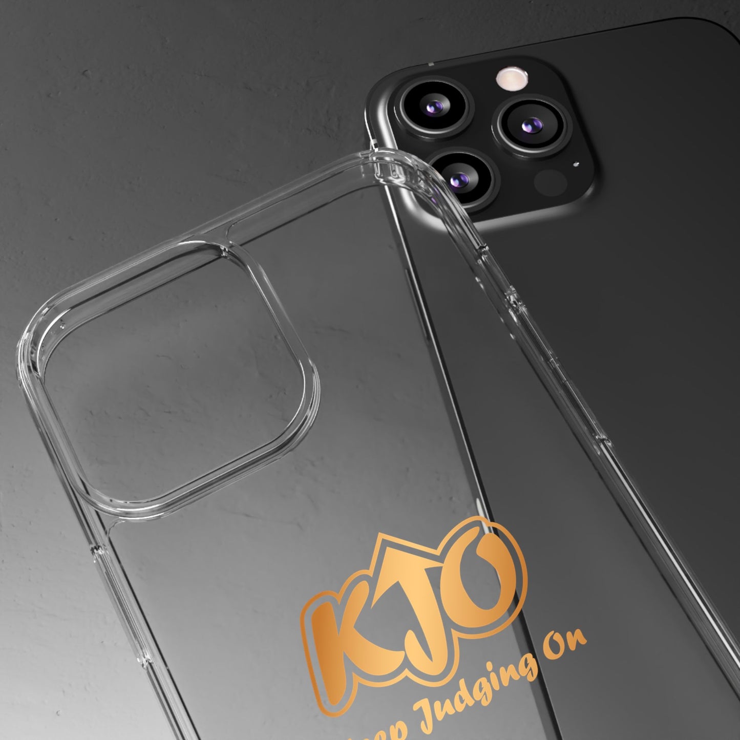 Keep Judging On Custom Clear Phone Case