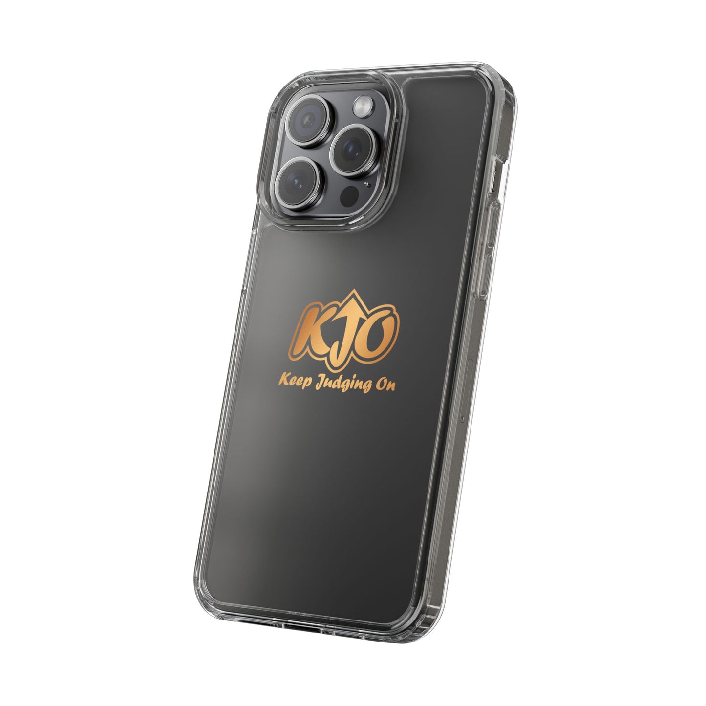 Keep Judging On Custom Clear Phone Case