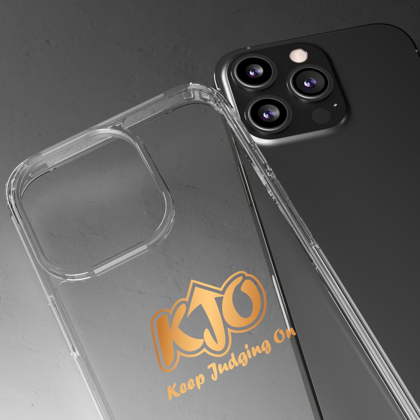 Keep Judging On Custom Clear Phone Case