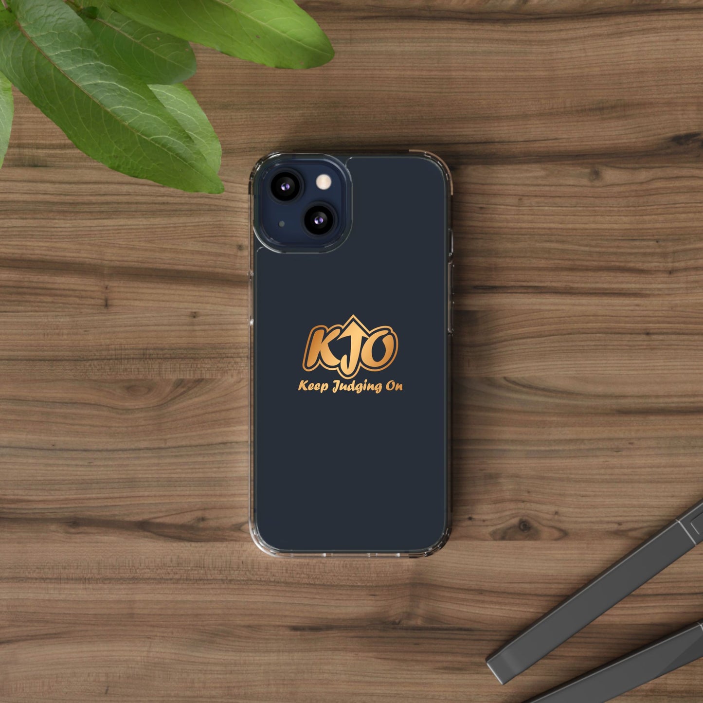 Keep Judging On Custom Clear Phone Case