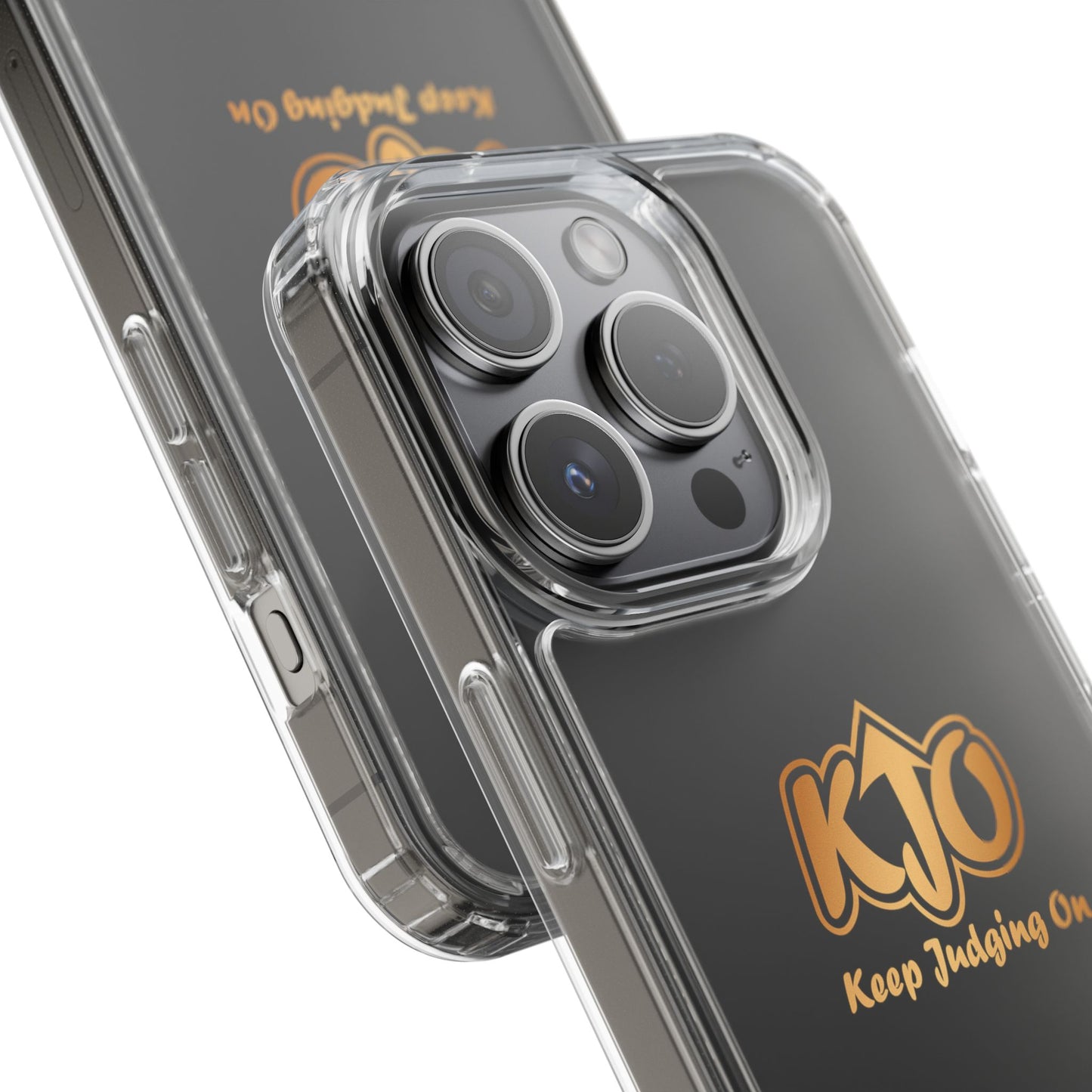 Keep Judging On Custom Clear Phone Case