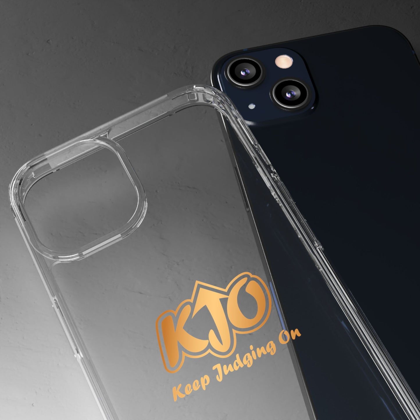 Keep Judging On Custom Clear Phone Case