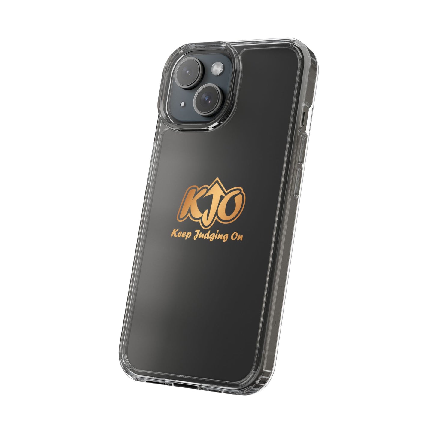 Keep Judging On Custom Clear Phone Case