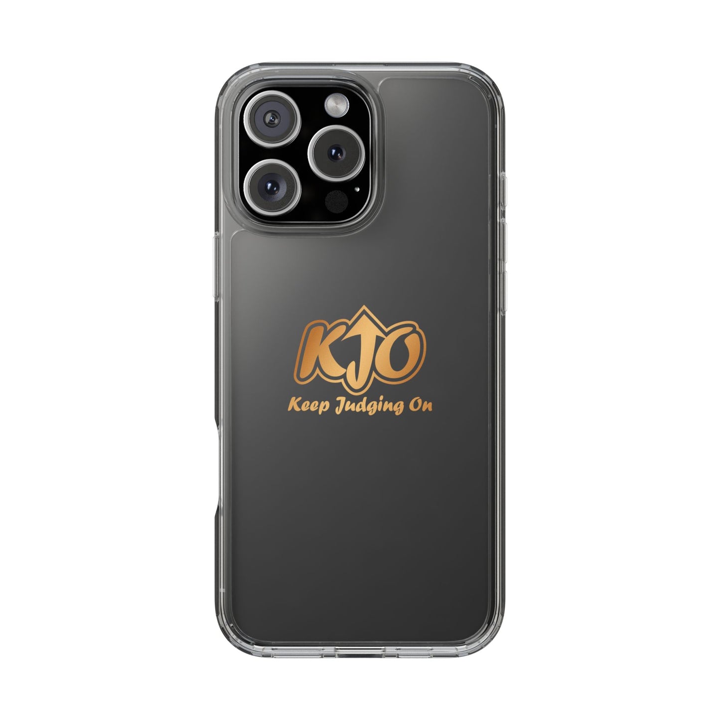 Keep Judging On Custom Clear Phone Case
