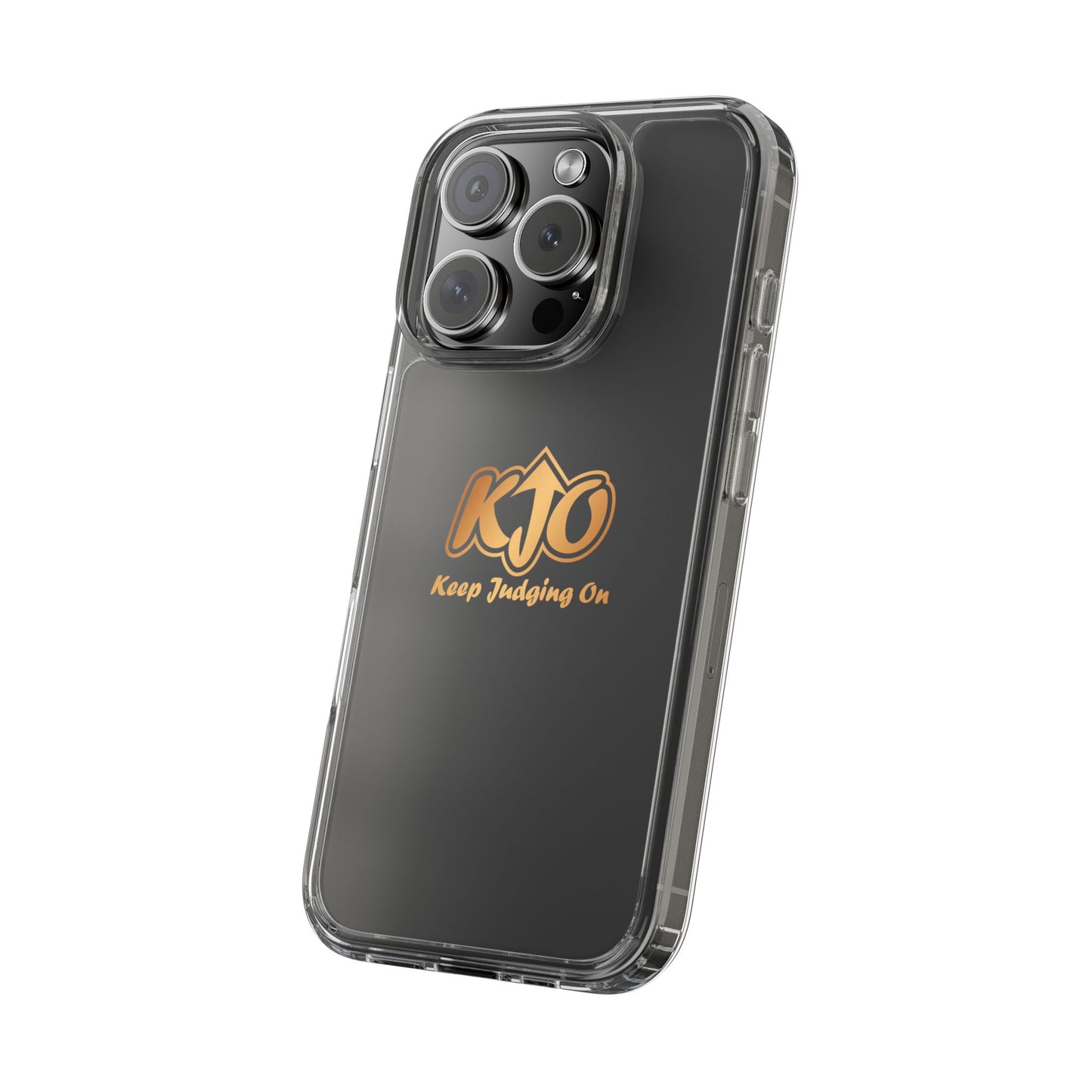 Keep Judging On Custom Clear Phone Case