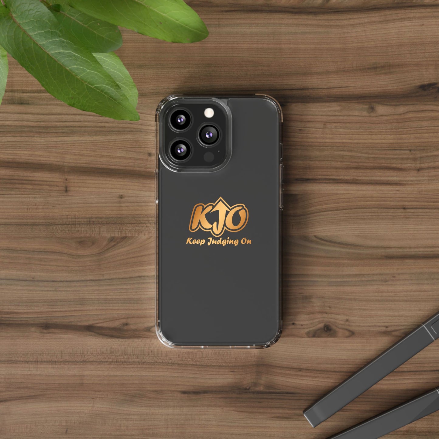 Keep Judging On Custom Clear Phone Case
