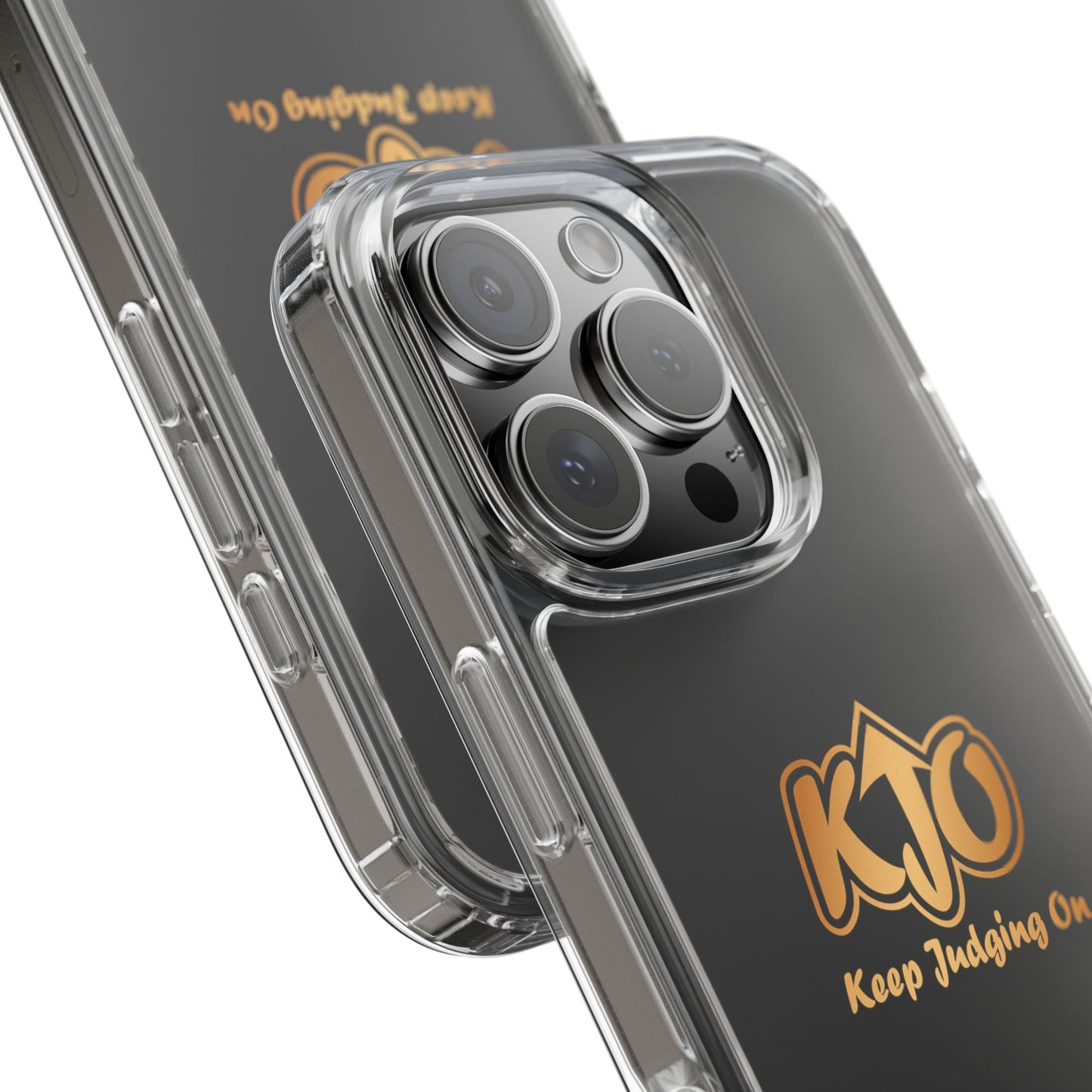Keep Judging On Custom Clear Phone Case