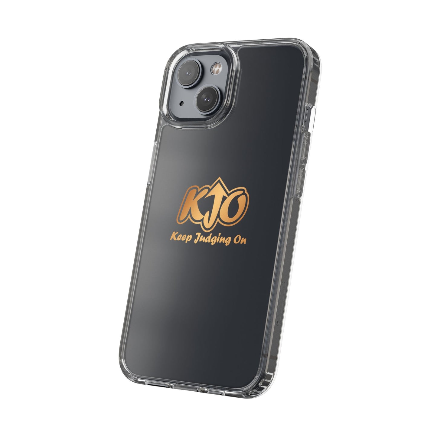 Keep Judging On Custom Clear Phone Case