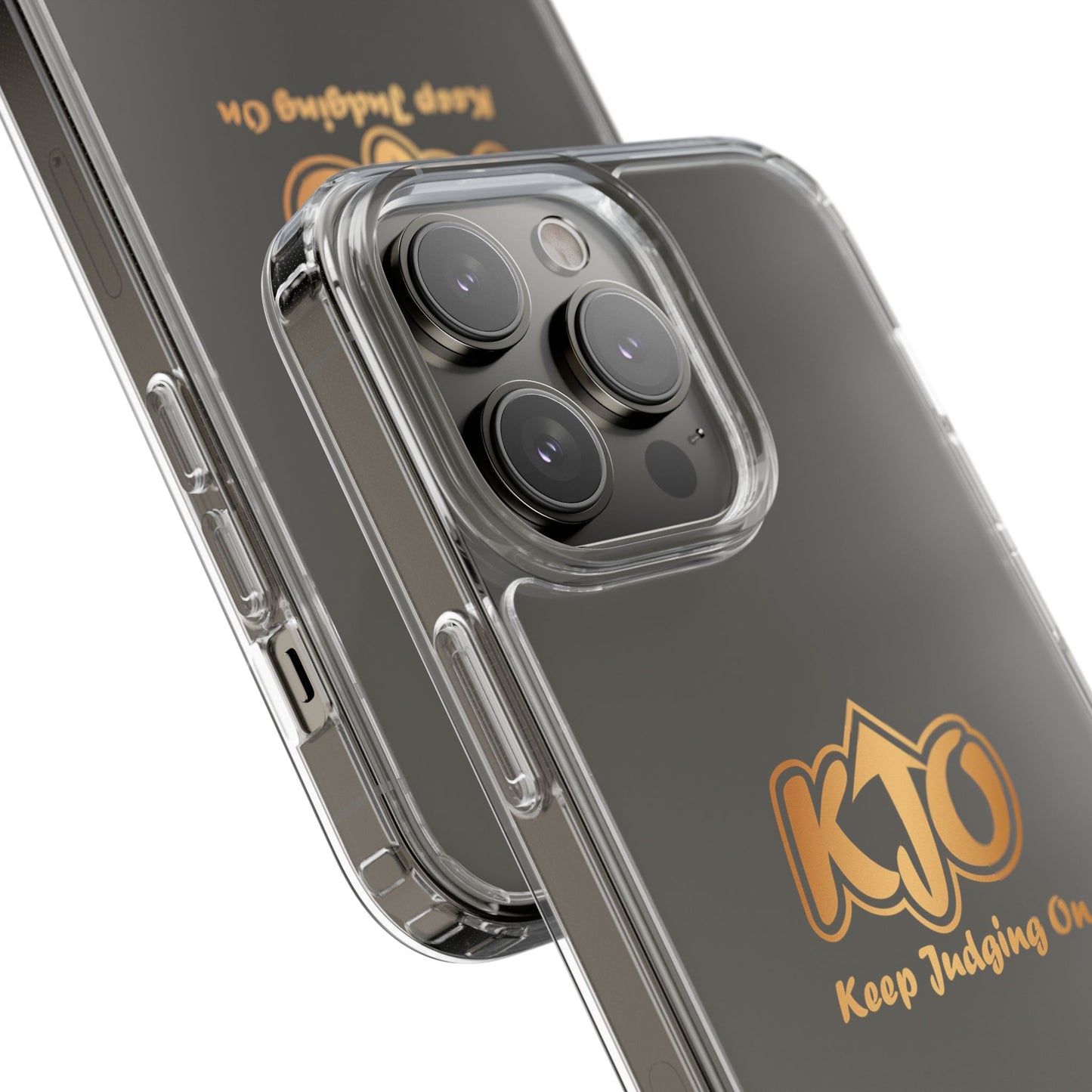 Keep Judging On Custom Clear Phone Case