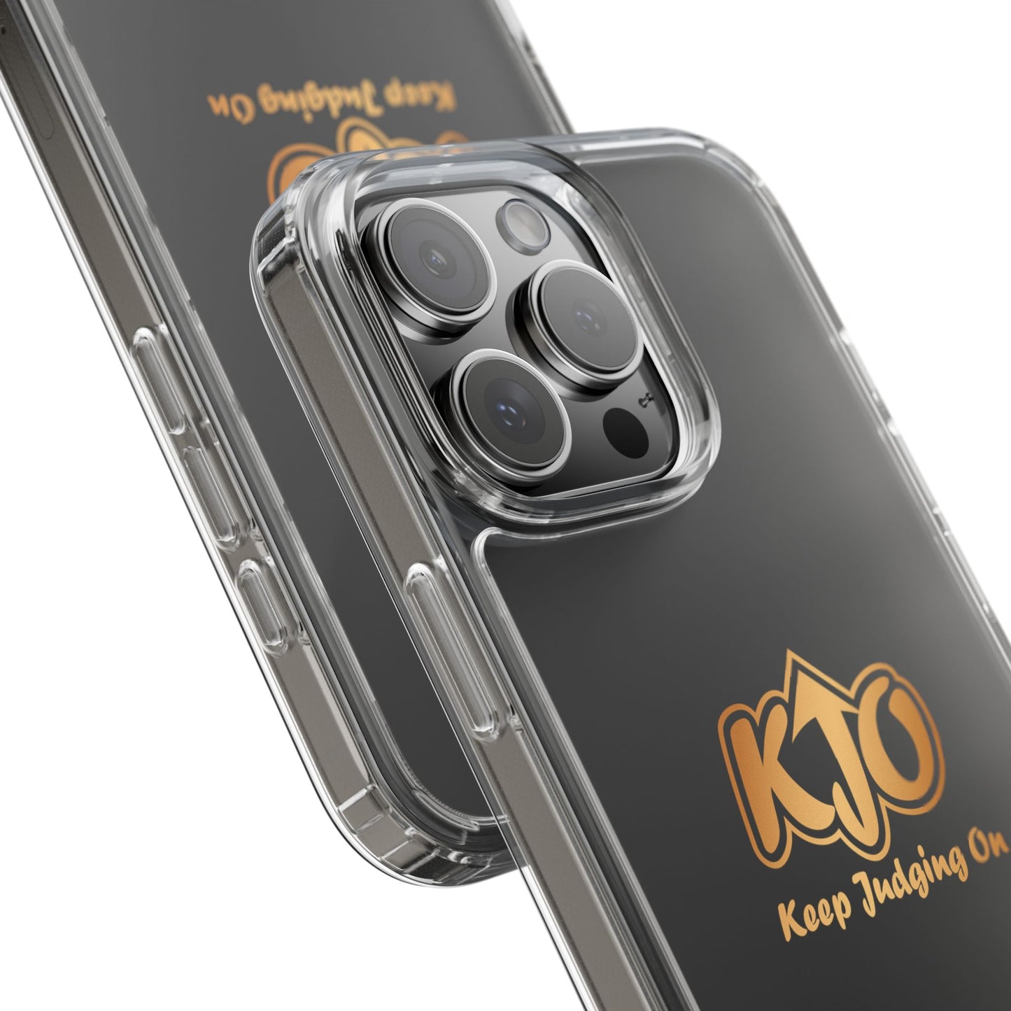 Keep Judging On Custom Clear Phone Case