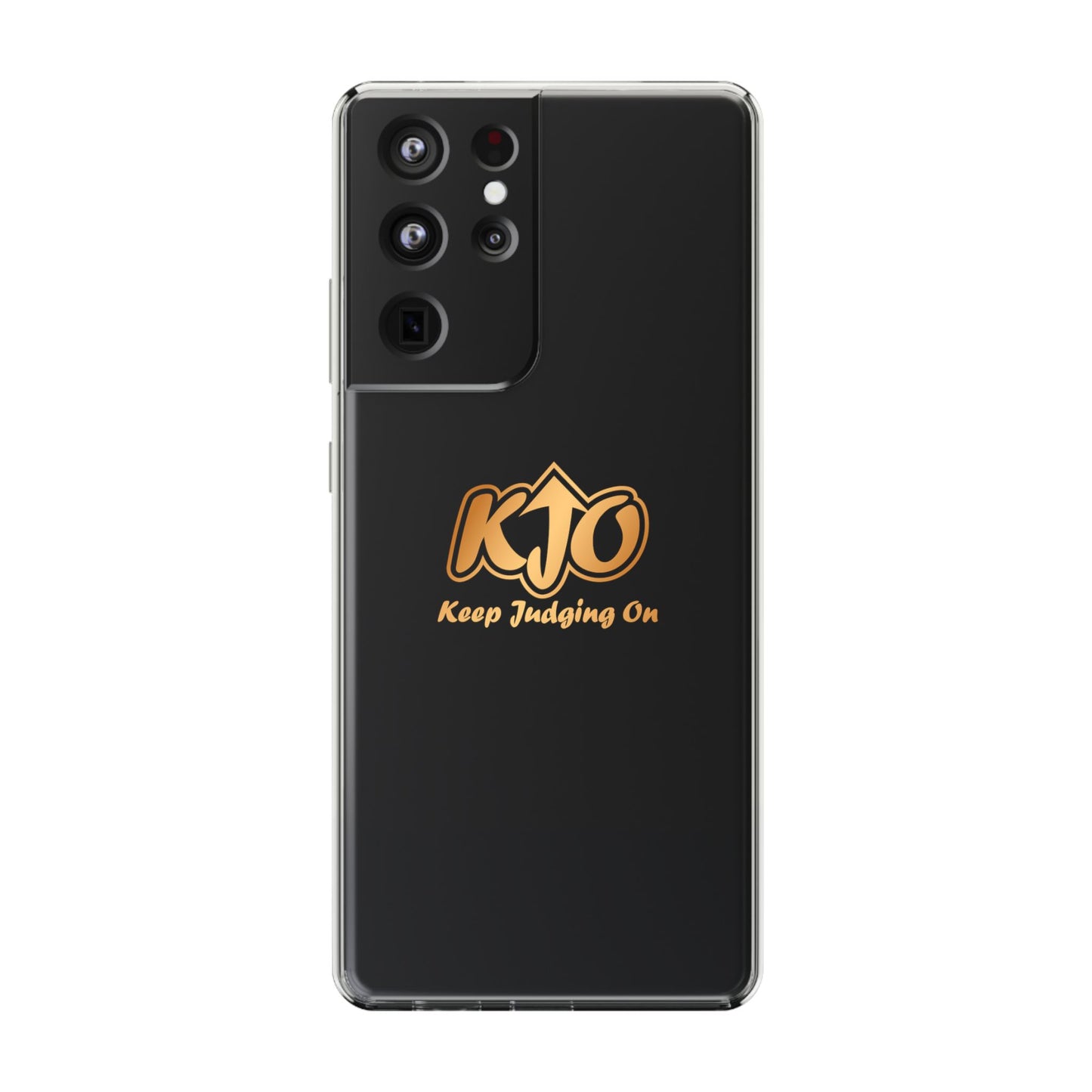 Keep Judging On Custom Clear Phone Case