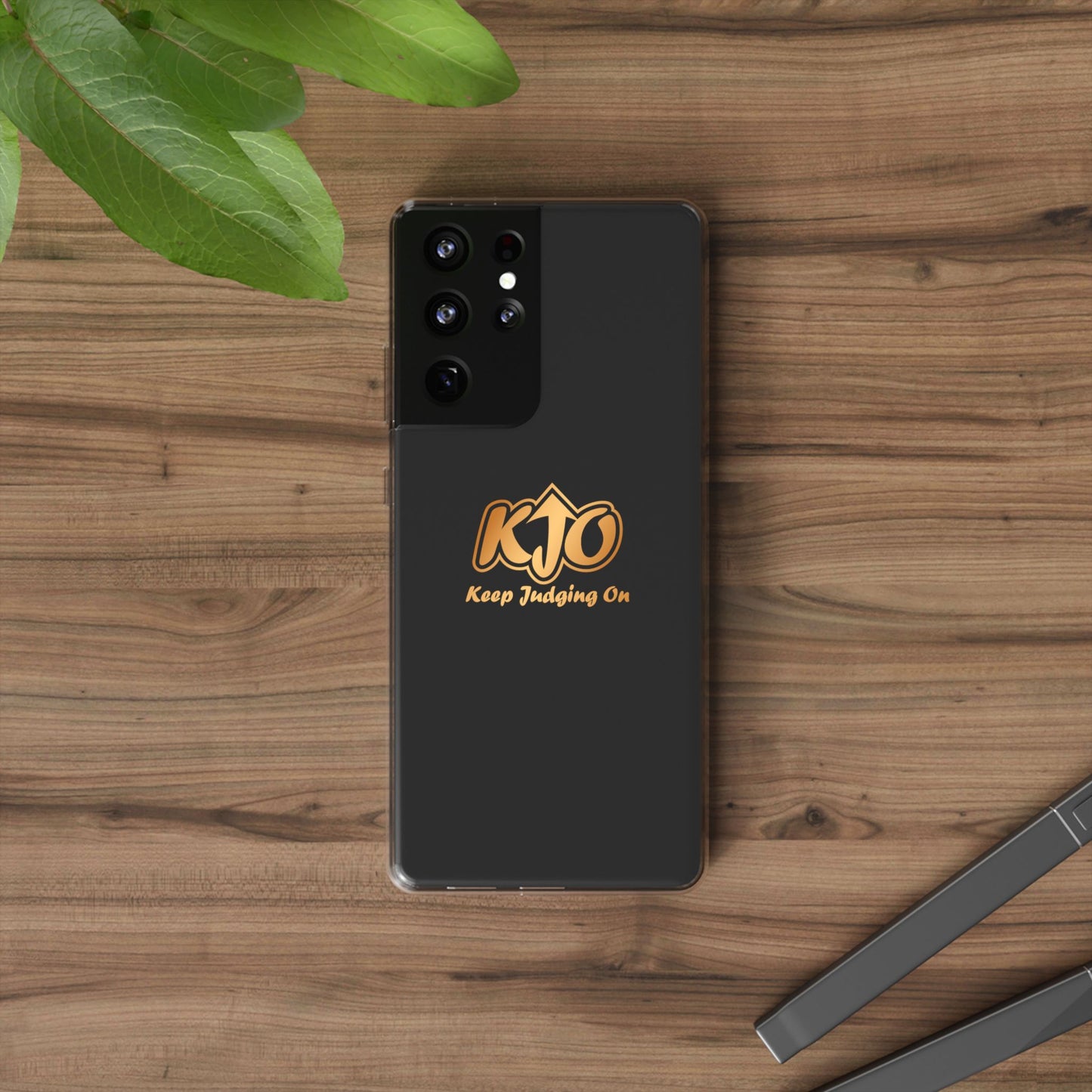 Keep Judging On Custom Clear Phone Case