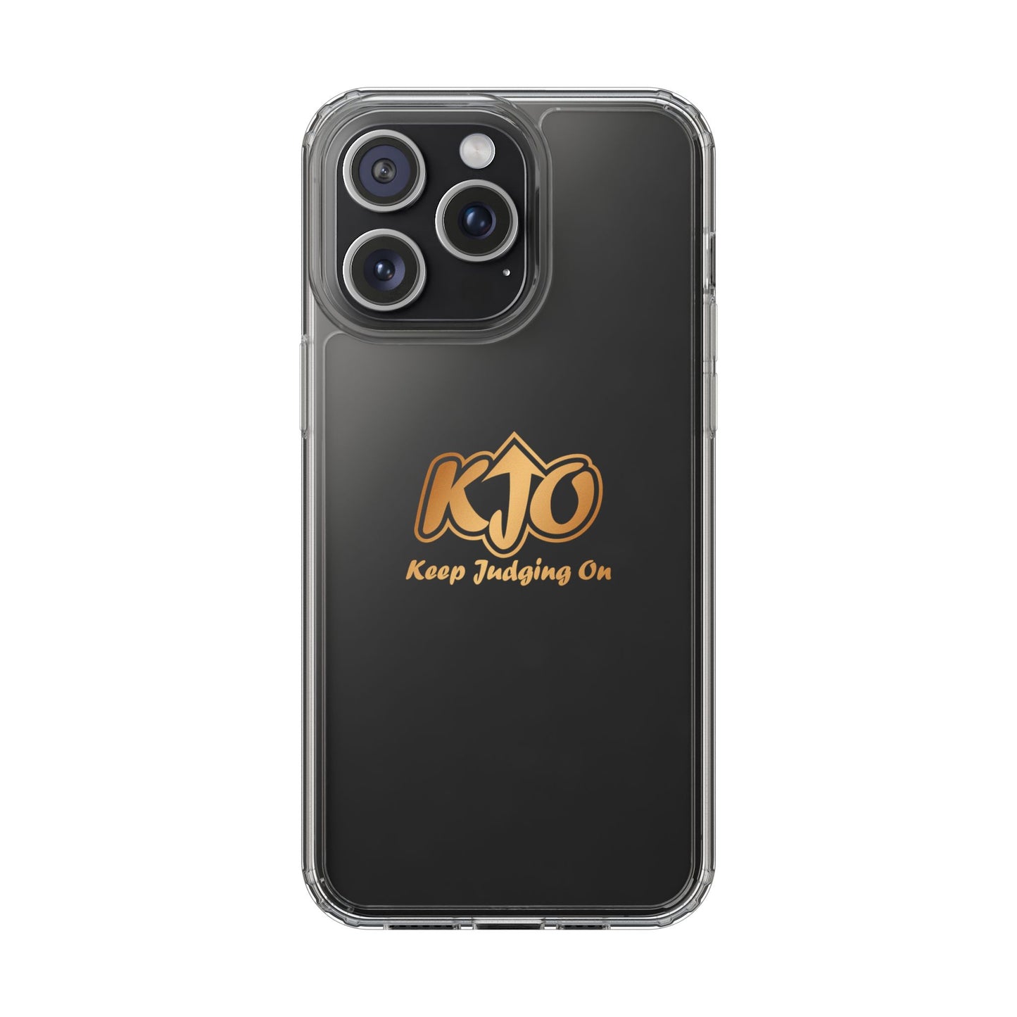 Keep Judging On Custom Clear Phone Case